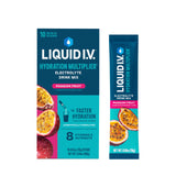 Liquid I.V.® Hydration Multiplier - Passion Fruit | Desk-Side Hydration Mix for Focused Workdays | 1 Pack (10 Servings)