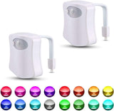 GlowNGo Motion Sensor Toilet Light – Fun Potty Training Gadget for Kids Bathroom, Color Changing LED Night Light for Toddlers