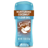 Secret Antiperspirant Deodorant Set for Women – Thoughtful Lavender Gift for Mom on Birthday, 72HR Clear Gel 2.6 oz