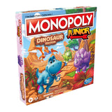 Monopoly Junior Dinosaur Edition, Kid-Safe Family Board Game with No Batteries and No Small Sharp Parts