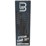 L3 Styling Comb Set – Snag-Free Rounded Teeth for Gentle Daily Combing on Sensitive Scalps