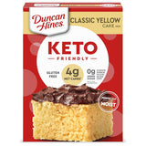 Duncan Hines Keto Friendly Classic Yellow Cake Mix – Thoughtful Care Package Gift for Friends Starting a Keto Lifestyle