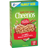 Apple Cinnamon Cheerios, Gluten Free Kids Cereal Made with Whole Grain Oats, No Artificial Flavors Lunchbox Snack