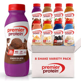 Premier Protein Shake 8-Pack – Self-Care Wellness Routine for Office Desk and Home Pantry, 30g Protein per Bottle