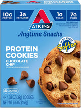 Atkins Chocolate Chip Protein Cookie – Desk Drawer Snack for Focused Afternoons at the Office