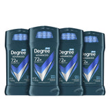 Degree Men Cool Rush Deodorant Stick – Hiking Trails and Backyard BBQs, 72-Hour Sweat Defense in a Portable 4-Pack