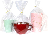 PigPotParty Simple Clear Treat Bags 6x9 – Clean, Uncluttered Packaging for Intentional Gifting and Minimalist Homes