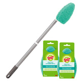 Scotch-Brite Extendable Tub & Tile Scrubber Kit – Back-Saving Shower Scrubber for Chronic Pain Sufferers, No-Bend Tub Cleaner