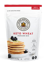 King Arthur Keto Wheat Pancake Mix - One-Pouch Low-Carb Baking Staple for Intentional Kitchens, Pancakes and Waffles