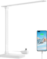 Lepro LED Desk Lamp with USB – Eye-Care Non-Flickering Light for Bedtime Reading and Wind-Down Rituals