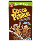 Cocoa PEBBLES Cereal – Fun Birthday Gift Box for Kids, Gluten Free Chocolatey Breakfast Surprise, 27.5 oz Mega Size