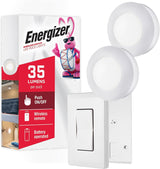 Energizer LED Puck Lights – Clean Line Under Cabinet Lighting, Wire Free Design