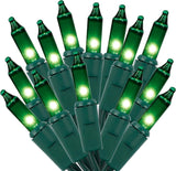 Durable Waterproof Mini Christmas Lights for Yard, Deck Railing, and Storefront Curb Appeal, 150 Count Warm White