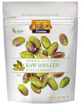 Setton Farms Raw Shelled Pistachios – Portable 5 oz Resealable Pouch for Hiking, Camping, and Travel Days