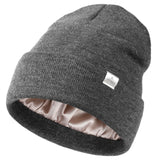 YANIBEST Satin Lined Beanie – Thoughtful Christmas Gift for Women Who Care About Their Hair