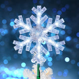 Dazzle Bright LED Snowflake Tree Topper – Thoughtful Christmas Gift for Friends, Family and Neighbors