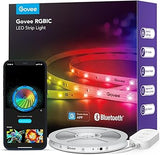Govee RGBIC LED Strip Lights – Living Room Aesthetic Glow with 16M Colors and DIY Scenes, Smart Home Decor, 16.4ft