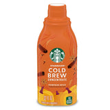 Starbucks Cold Brew Pumpkin Spice Concentrate – Premium Limited Edition Indulgence, 32 oz Glass Bottle