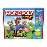 Monopoly Junior Super Mario Edition Board Game – Safe Screen-Free Play for Kids Ages 5+, Perfect for Playroom and Kids' Bedroom
