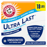 ARM & Hammer Unscented Multi-Cat Litter – Allergy Friendly Odor Neutralizing Clay for a Cleaner Wellness Routine