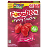 Funables 70-Calorie Fruit Snacks for Clean-Eating Pantries, Strawberry 0.8 oz 22 Pack
