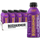 BODYARMOR Sports Drink Strawberry Grape – Clean Hydration for Home Gym and Wellness Routines, 16 Fl Oz Bottles (12 Pack)