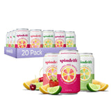 Spindrift Two-Ingredient Sparkling Water 20-Pack – Clean-Label Pantry Staple for the Intentional Kitchen