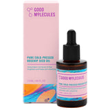 Good Molecules Pure Cold-Pressed Rosehip Seed Oil – Single-Ingredient Moisturizer for Uncluttered Vanity