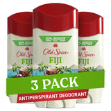 Old Spice Men's Deodorant Pack of 3 – Practical Father's Day Gift for Dad and Husband with Long-Lasting Fiji Scent