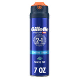 Gillette PRO Shaving Gel – Practical Grooming Gift for Him, 7oz ProGlide Sensitive Skin