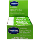 Vaseline Aloe Lip Balm 12 Pack – Thoughtful Stocking Stuffer and Care Package Gift for Her
