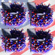 Red White and Blue - 4 pack