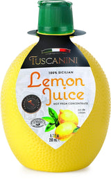 Tuscanini Sicilian Lemon Juice – Quick Flavor Boost for Busy Home Offices and Meal Prep Stations, Ready-to-Squeeze Bottle