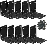 Aufuga Black Shelf Bracket for Organized Home Office Wall Storage and Workstation Setup