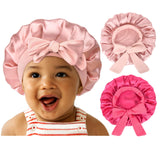 YANIBEST 2 PCS Baby Bonnet – Cute Shower and Birthday Gift for New Parents, Toddlers, and Girls with Curly Hair