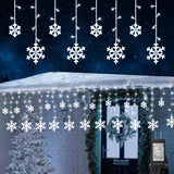 Ollny Icicle Fairy Lights 29.5ft Holiday Gift for Her, 360 LED Warm White Curtain Lights with Timer for Mom and Best Friend
