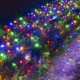 Dazzle Bright Understated Net Lights – Effortless String Lights for White Fence and Minimal Garden, Clear Wire