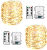 LumNest Copper Wire Fairy Lights – Uncluttered Bedroom and Shelf Styling, Simple Warm Glow