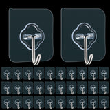 ClearMount Pro – Housewarming Gift for New Homeowners, Reusable Wall Hooks Set of 32