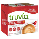 Truvia Monk Fruit Sweetener Packets – Minimalist Pantry Staple for Clean, Uncluttered Kitchens, Zero Calorie