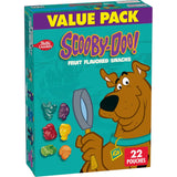 Scooby-Doo Fruit Flavored Snacks Gluten Free 22 Pouch Value Pack Kids Lunch Box Treat for School and Daycare