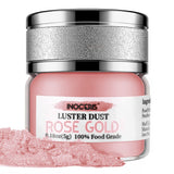 INOCERIS Edible Luster Dust – Child-Safe Metallic Shimmer for Kids' Birthday Cakes and Easter Egg Dyeing, 5g Jar