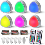 EverBrite Tap Light – Flameless Battery Night Light for Stairs and Hallways, Auto Shutoff Timer