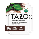 Tazo Organic Awake English Breakfast Black Tea – Thoughtful Black Tea Gift for Tea Enthusiasts