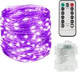 suddus Waterproof Fairy Lights – IP44 Battery String Lights for Patio, Porch Railing, and Garden Party