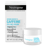Neutrogena Hydro Boost Eye Cream – Nighttime Wind-Down Hydration for Dark Circles, Fragrance-Free Under Eye Cream with Peptides