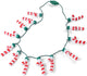 Light Up Candy Cane Necklace