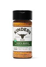 Kinder's Organic Santa Maria Rub – Clean-Ingredient Dinner Rub the Whole Family Can Enjoy