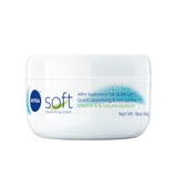 NIVEA Soft Cream – Nightly Wind-Down Face and Hand Moisturizer for Bedroom Vanities, 6.8 Oz