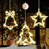 LuminGlow Snowflake LED Lights – Understated White Holiday Accent for Clean, Uncluttered Interiors